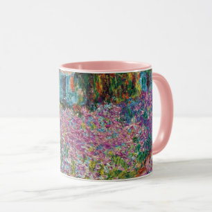 Claude Monet - Schwertlilien in Monets Garten Fine Tasse