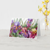 Claude Monet Schwertlilien Karte (Gelbe Blume)
