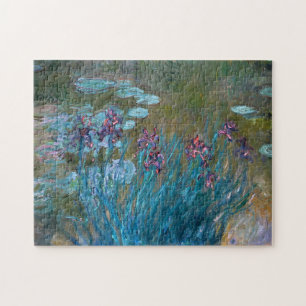 Claude Monet: Schwertlilien und Seerosen Puzzle