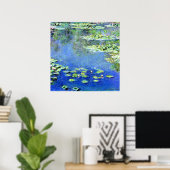 Claude Monet - Seerosen, 1907, Poster (Heimbüro)