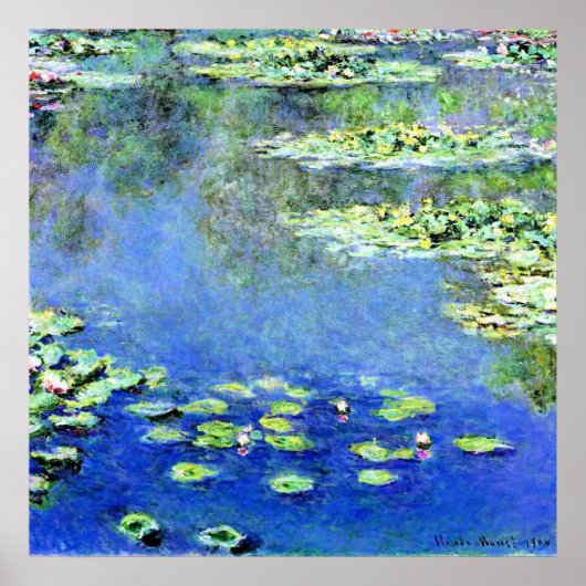 Claude Monet - Seerosen, 1907, Poster (Vorne)