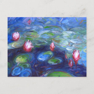 Claude Monet: Seerosen 2 Postkarte