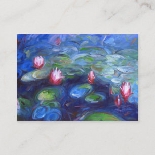 Claude Monet: Seerosen 2 Visitenkarte