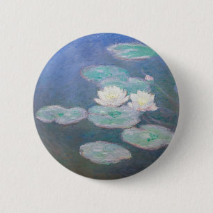 Claude Monet - Seerosen, Abendstimmung Button