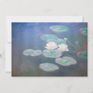 Claude Monet - Seerosen, Abendstimmung Einladung