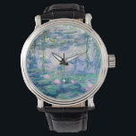 CLAUDE MONET - Seerosen Armbanduhr<br><div class="desc">CLAUDE MONET - Seerosenöl auf Leinwand; Fortpflanzung</div>