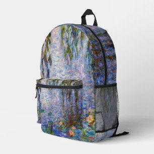 Claude Monet - Seerosen Bedruckter Rucksack