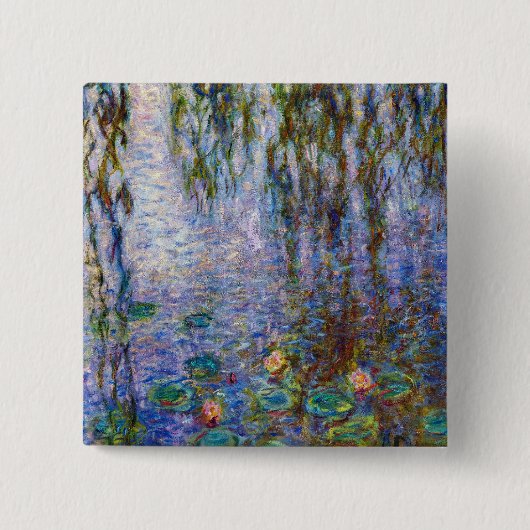 Claude Monet - Seerosen Button (Vorderseite)