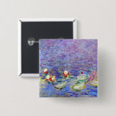 Claude Monet - Seerosen Button (Vorne & Hinten)