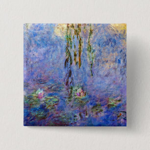 Claude Monet - Seerosen Button