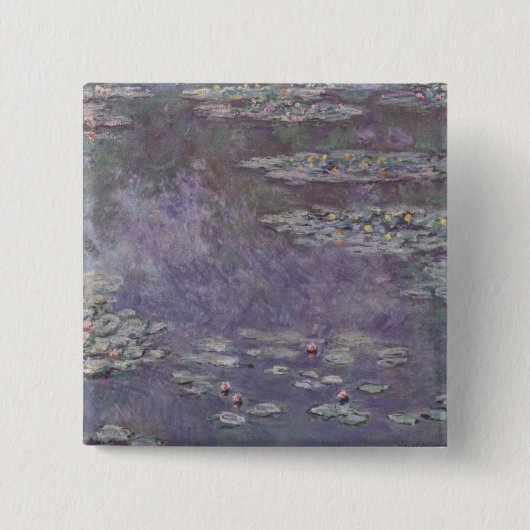 Claude Monet - Seerosen Button (Vorderseite)
