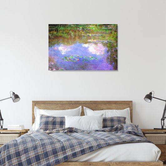 Claude Monet - Seerosen, Die Wolken, Leinwanddruck (Insitu (Schlafzimmer))