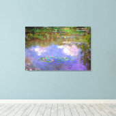Claude Monet - Seerosen, Die Wolken, Leinwanddruck (Insitu (Holzboden))
