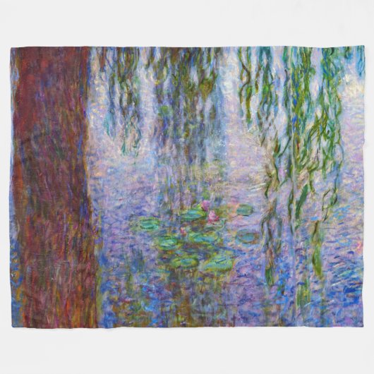 Claude Monet - Seerosen Fleecedecke (Vorderseite (Horizontal))