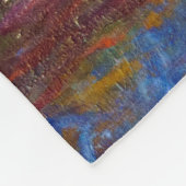 Claude Monet - Seerosen Fleecedecke (Ecke)