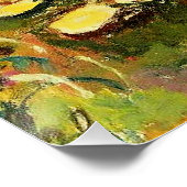 Claude Monet - Seerosen, Gelb, Poster (Ecke)