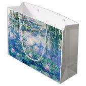 CLAUDE MONET - Seerosen Große Geschenktüte (Rückseite Schrägansicht)