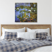 Claude Monet - Seerosen im Teich Leinwanddruck (Insitu (Schlafzimmer))