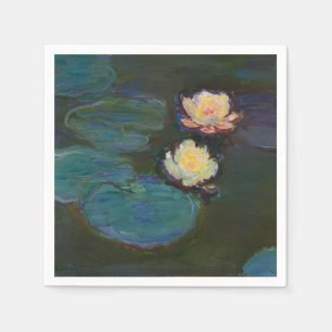 Claude Monet Seerosen Impressionistische Ölkunst Serviette