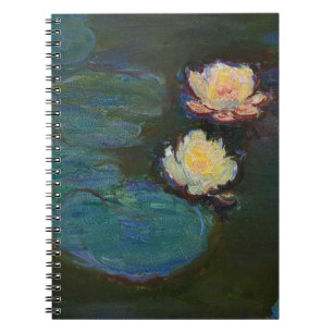Claude Monet Seerosen Impressionistische Ölmalerei Notizblock