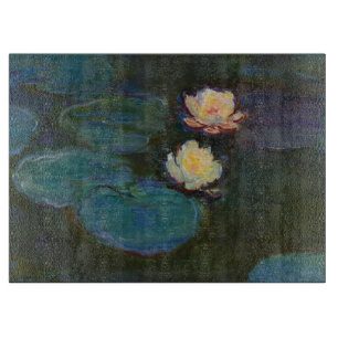 Claude Monet Seerosen Impressionistische Ölmalerei Schneidebrett