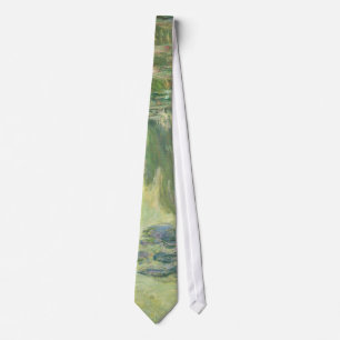 Claude Monet Seerosen Impressionistisches Gemälde Krawatte