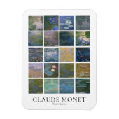 Claude Monet Seerosen Magnet (Vertikal)
