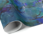 Claude Monet - Seerosen mit Trauerweide Geschenkpapier (Rolleneckpunkt)