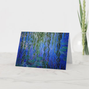 Claude Monet - Seerosen mit Trauerweide Karte