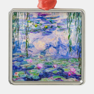 Claude Monet - Seerosen / Nympheas 1919 Ornament Aus Metall