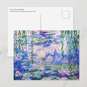 Claude Monet - Seerosen / Nympheas 1919 Postkarte