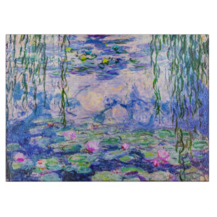 Claude Monet - Seerosen / Nympheas 1919 Schneidebrett