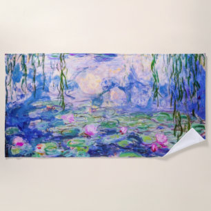 Claude Monet - Seerosen / Nympheas 1919 Strandtuch