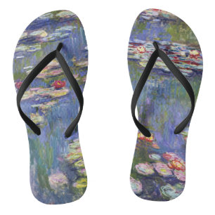 Claude Monet - Seerosen / Nympheas Badesandalen