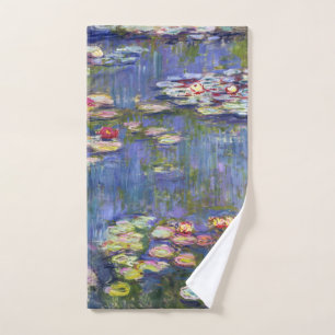 Claude Monet - Seerosen / Nympheas Badhandtuch Set