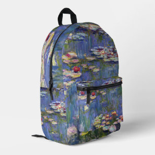 Claude Monet - Seerosen / Nympheas Bedruckter Rucksack
