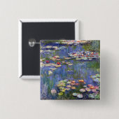 Claude Monet - Seerosen / Nympheas Button (Vorne & Hinten)