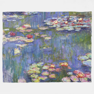Claude Monet - Seerosen / Nympheas Fleecedecke