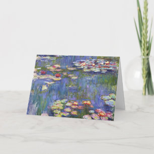 Claude Monet - Seerosen / Nympheas Karte