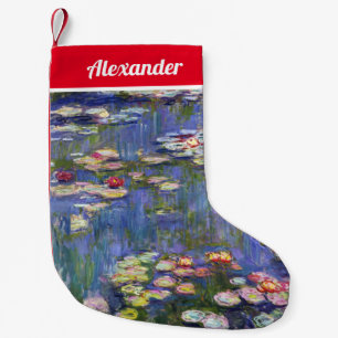 Claude Monet - Seerosen / Nympheas Kleiner Weihnachtsstrumpf