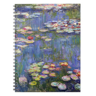 Claude Monet - Seerosen / Nympheas Notizblock