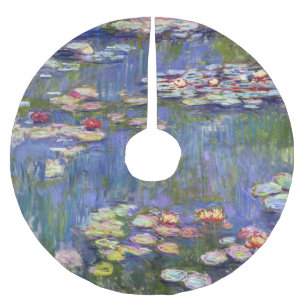 Claude Monet - Seerosen / Nympheas Polyester Weihnachtsbaumdecke