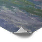 Claude Monet Seerosen Poster (Ecke)