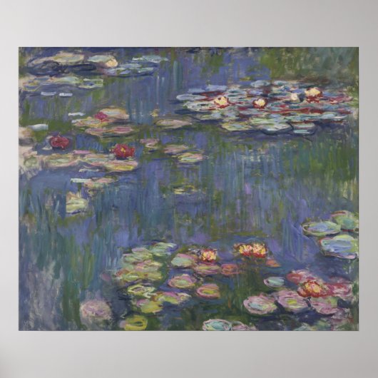 Claude Monet Seerosen Poster (Vorne)