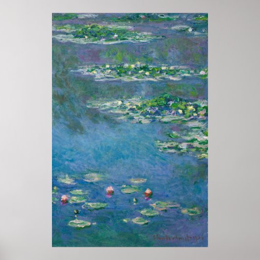 Claude Monet, Seerosen Poster (Vorne)