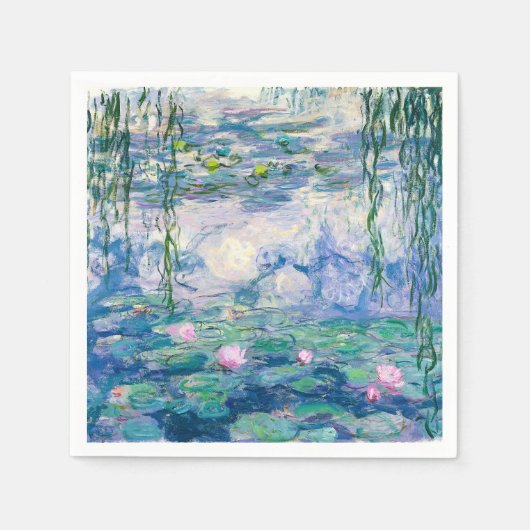 CLAUDE MONET - Seerosen Serviette (Vorderseite)