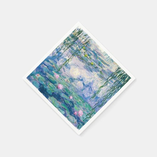 CLAUDE MONET - Seerosen Serviette (Ecke)