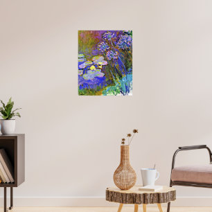 Claude Monet - Seerosen und Agapanthus, Poster