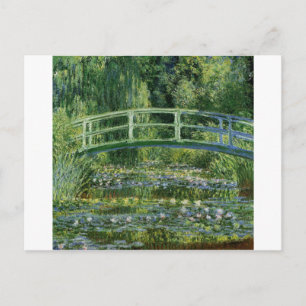 Claude Monet Seerosen und Japanische Brücke Postkarte