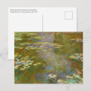 Claude Monet - Seerosenteich 1917 Postkarte